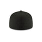 Detroit Tigers Basic Black on Black 59FIFTY Fitted Hat