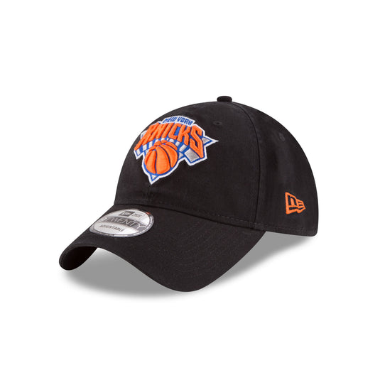 New York Knicks Core Classic Black 9TWENTY Adjustable Hat - New Era Cap