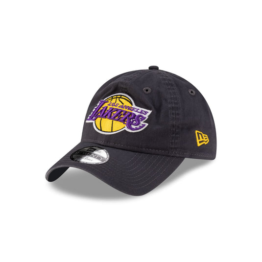 Los Angeles Lakers Core Classic Gray 9TWENTY Adjustable Hat - New Era Cap