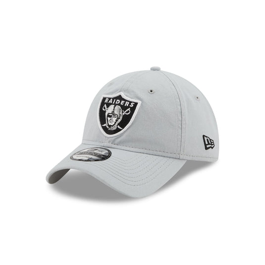 Las Vegas Raiders Core Classic Gray 9TWENTY Adjustable Hat - New Era Cap
