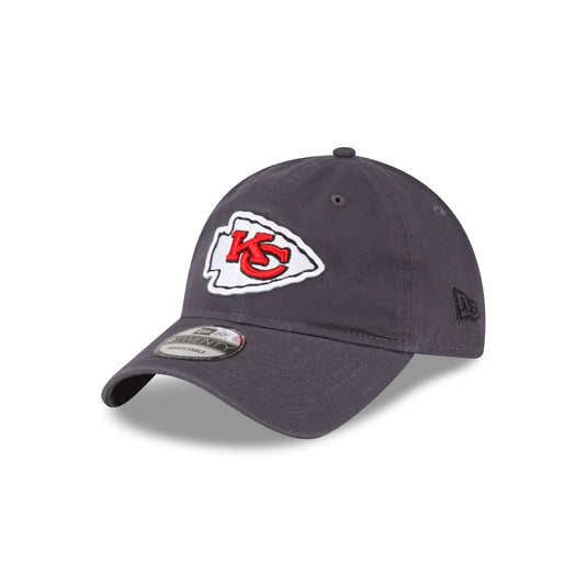 Kansas City Chiefs NFL Core Classic Graphite 9TWENTY Adjustable Hat - New Era Cap