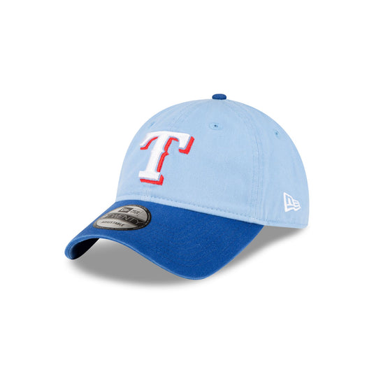 Texas Rangers Core Classic Replica Light Blue 9TWENTY Adjustable Hat - New Era Cap