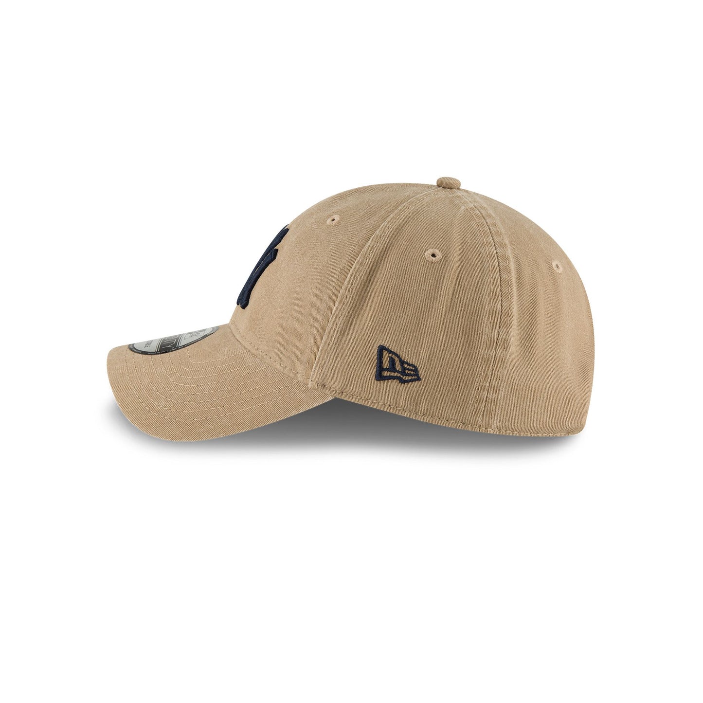 New Era New York Mets 9TWENTY Adjustable Hat – Core Classic Khaki, OSFM, Cotton Twill