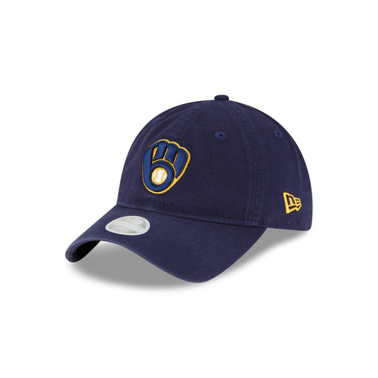 Milwaukee Brewers Women's Core Classic Navy 9TWENTY Adjustable Hat - New Era Cap