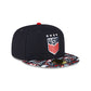 US Soccer Pattern Visor 59FIFTY Fitted Hat