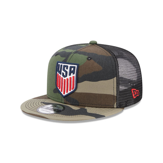 U.S. Soccer Men's National Team Camo 9FIFTY Trucker Snapback Hat - New Era Cap