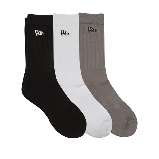 New Era Cap Multi-Color 3-Pack Active Crew Socks