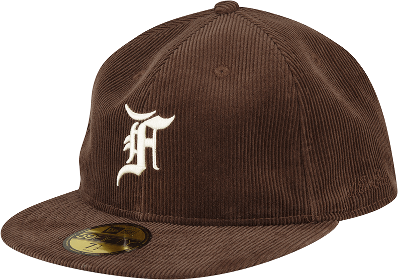 Fear of God Essentials Corduroy Walnut 59FIFTY Fitted Hat