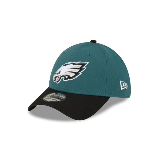 Philadelphia Eagles Team Classic Green 39THIRTY Stretch Fit Hat - New Era Cap