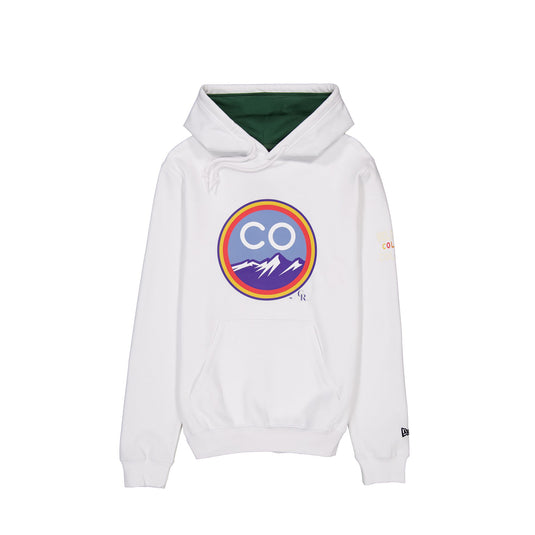 Colorado Rockies City Connect White Hoodie - New Era Cap
