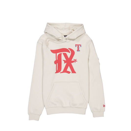 Texas Rangers City Connect White Hoodie - New Era Cap