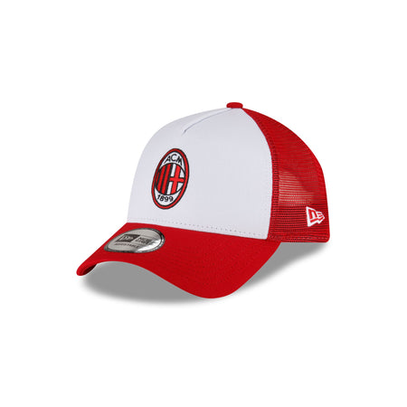 AC Milan Red 9FORTY A-Frame Trucker Hat