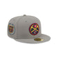 Denver Nuggets Colorpack Gray 59FIFTY Fitted