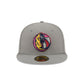 Dallas Mavericks Colorpack Gray 59FIFTY Fitted