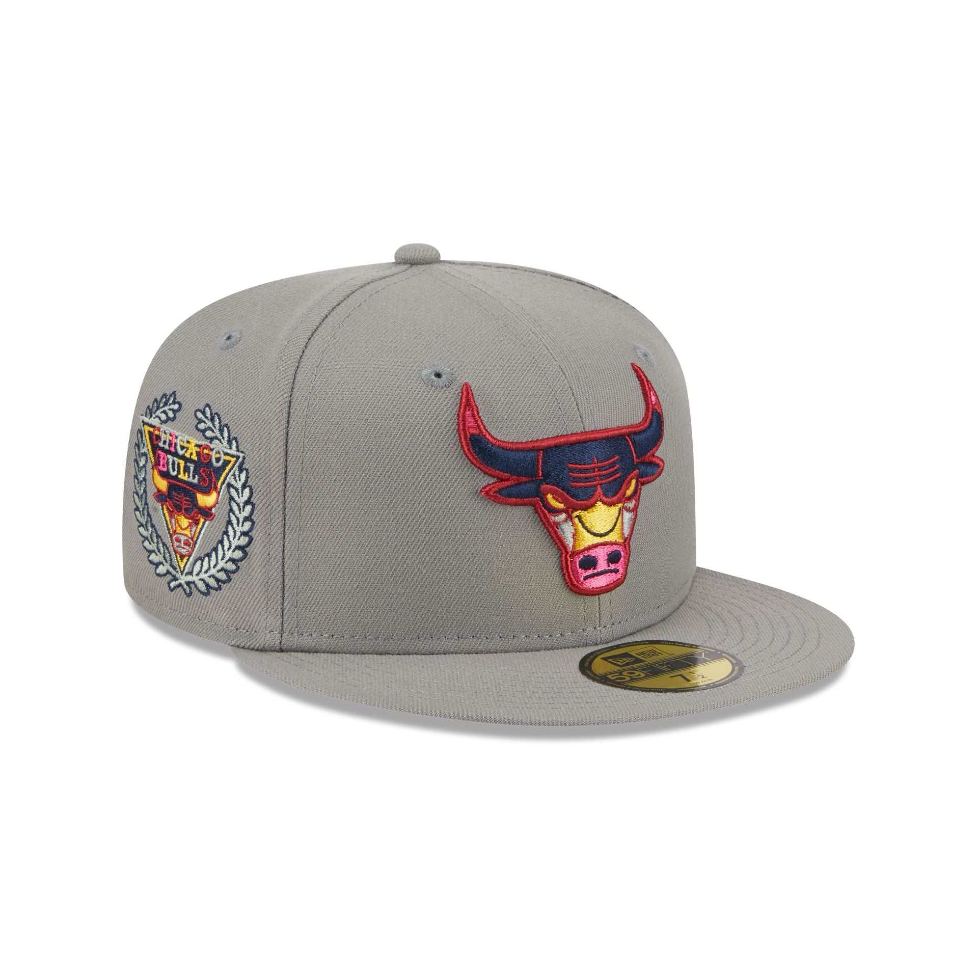 Chicago Bulls Color Pack Gray 59FIFTY Fitted Hat – New Era Cap