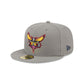 Charlotte Hornets Color Pack Gray 59FIFTY Fitted Hat