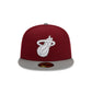 Miami Heat Color Pack Red 59FIFTY Fitted Hat