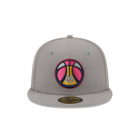 Milwaukee Bucks Color Pack Gray 59FIFTY Fitted Hat