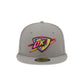 Oklahoma City Thunder Color Pack Gray 59FIFTY Fitted Hat