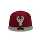 Milwaukee Bucks Color Pack Red 59FIFTY Fitted Hat