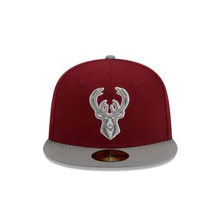 Milwaukee Bucks Color Pack Red 59FIFTY Fitted Hat