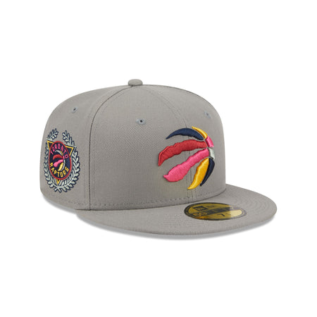 Toronto Raptors Color Pack Gray 59FIFTY Fitted Hat