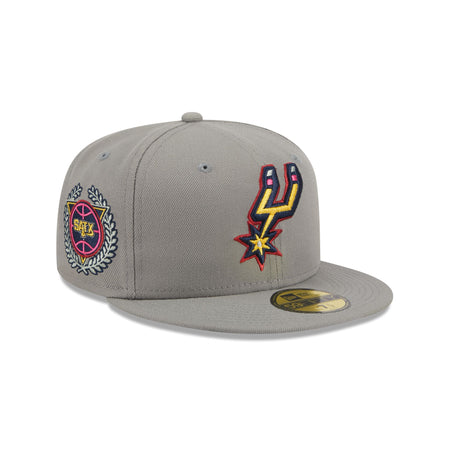 San Antonio Spurs Color Pack Gray 59FIFTY Fitted Hat