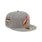 Miami Heat Colorpack Gray 59FIFTY Fitted Hat