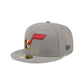 Utah Jazz Color Pack Gray 59FIFTY Fitted Hat