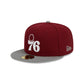 Philadelphia 76ers Colorpack Red 59FIFTY Fitted
