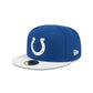 Indianapolis Colts Throwback Hidden 59FIFTY Fitted Hat
