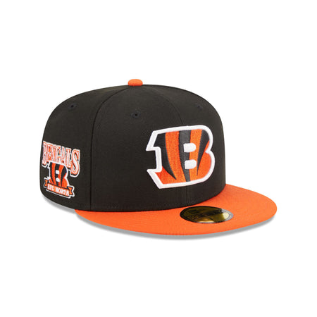 Cincinnati Bengals Throwback Hidden 59FIFTY Fitted Hat