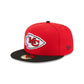 Kansas City Chiefs Throwback Hidden 59FIFTY Fitted Hat