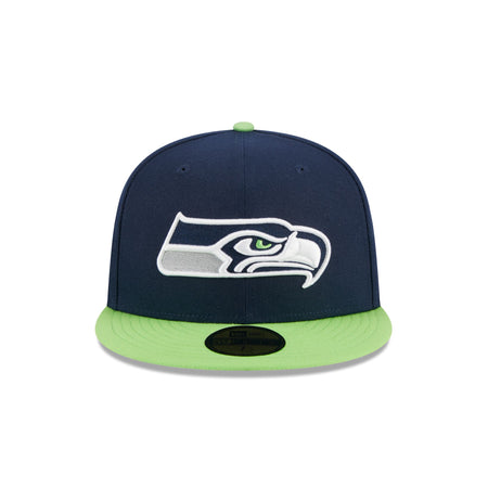 Seattle Seahawks Throwback Hidden 59FIFTY Fitted Hat