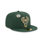 Milwaukee Bucks Sport Night 59FIFTY Fitted Hat