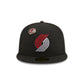 Portland Trail Blazers Sport Night 59FIFTY Fitted Hat