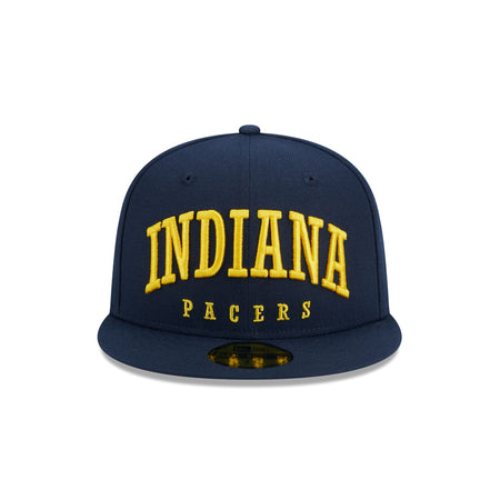 Indiana Pacers Sport Night Wordmark 59FIFTY Fitted Hat
