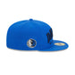Dallas Mavericks Sport Night Wordmark 59FIFTY Fitted Hat