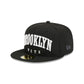 Brooklyn Nets Sport Night Wordmark 59FIFTY Fitted Hat