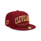 Cleveland Cavaliers Sport Night Wordmark 59FIFTY Fitted Hat