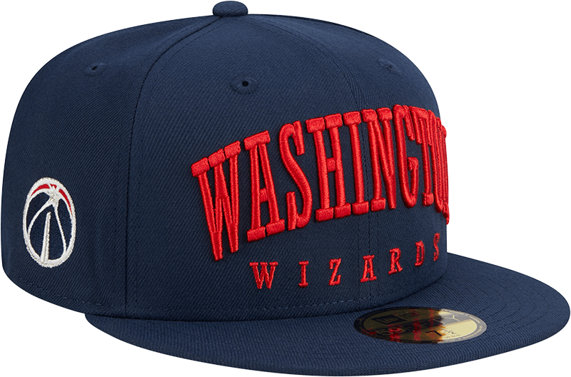 Washington Wizards Sport Night Wordmark 59FIFTY Fitted Hat