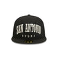 San Antonio Spurs Sport Night Wordmark 59FIFTY Fitted Hat