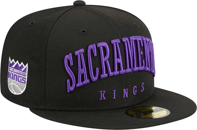 Sacramento Kings Sport Night Wordmark 59FIFTY Fitted Hat