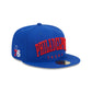 Philadelphia 76ers Sport Night Wordmark 59FIFTY Fitted Hat