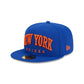 New York Knicks Sport Night Wordmark 59FIFTY Fitted Hat