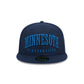 Minnesota Timberwolves Sport Night Wordmark 59FIFTY Fitted Hat