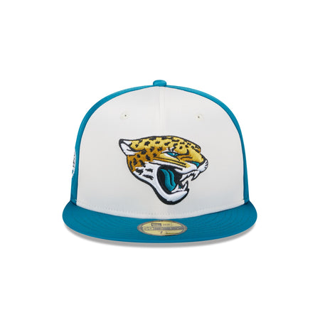 Jacksonville Jaguars Throwback Satin 59FIFTY Fitted Hat