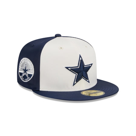 Dallas Cowboys Throwback Satin 59FIFTY Fitted Hat