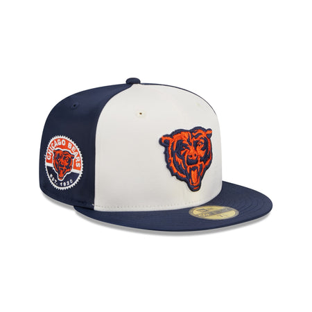Chicago Bears Throwback Satin 59FIFTY Fitted Hat