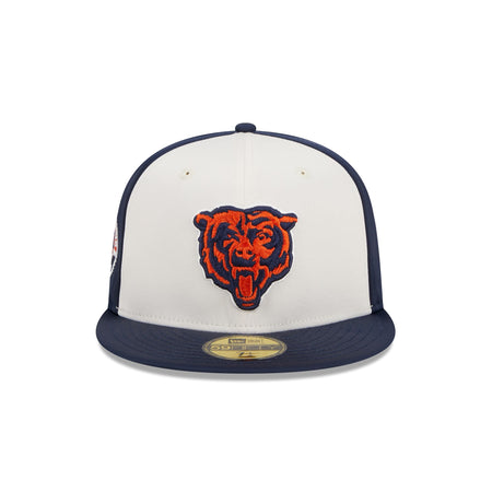 Chicago Bears Throwback Satin 59FIFTY Fitted Hat